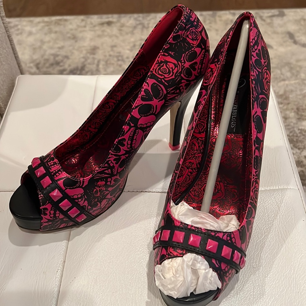 Nureyev Pink Princess Heels SZ 10